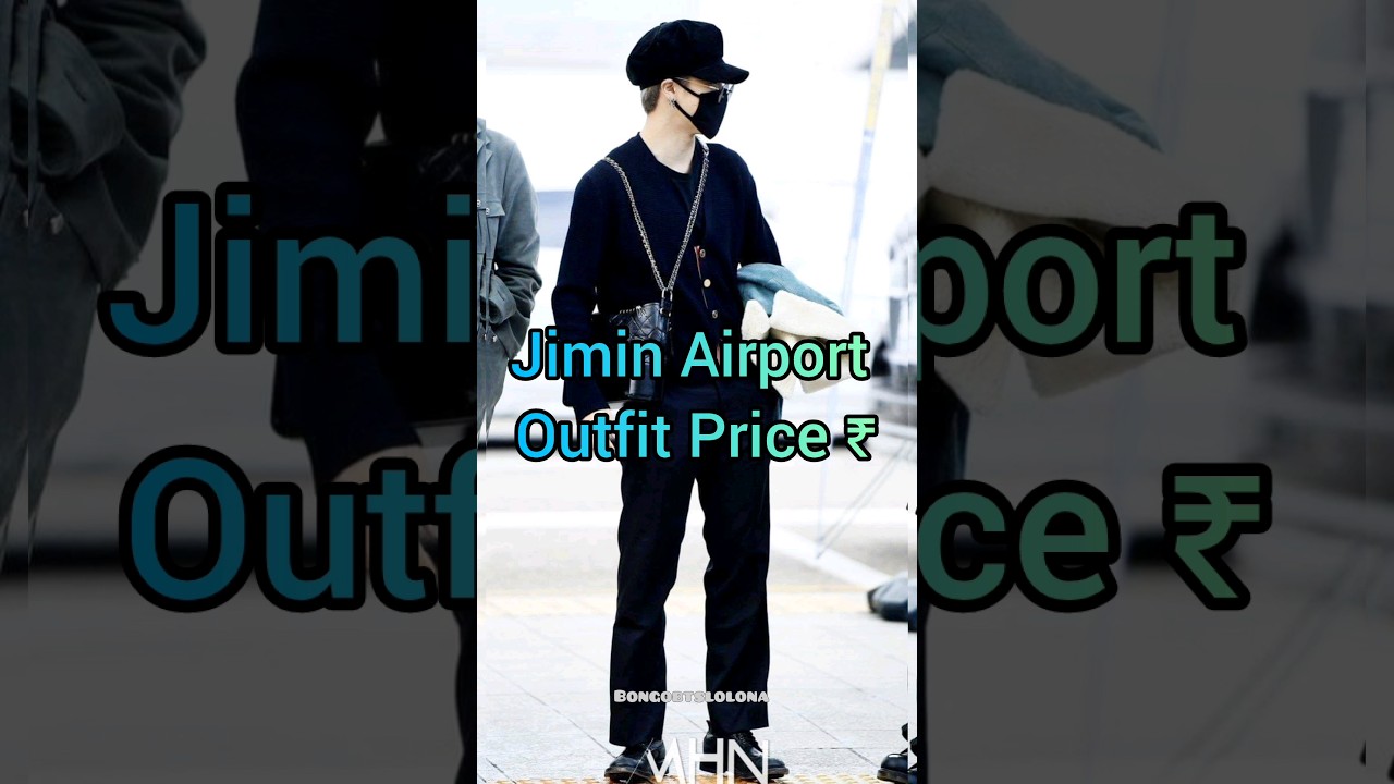 PT-1 Jimin Airport Outfit Price😱 