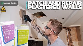 HOW TO Patch and Repair Plastered Walls!