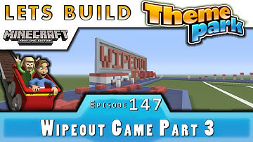 Minecraft :: Lets Build A Theme Park :: Wipeout Game Part 3 :: E147