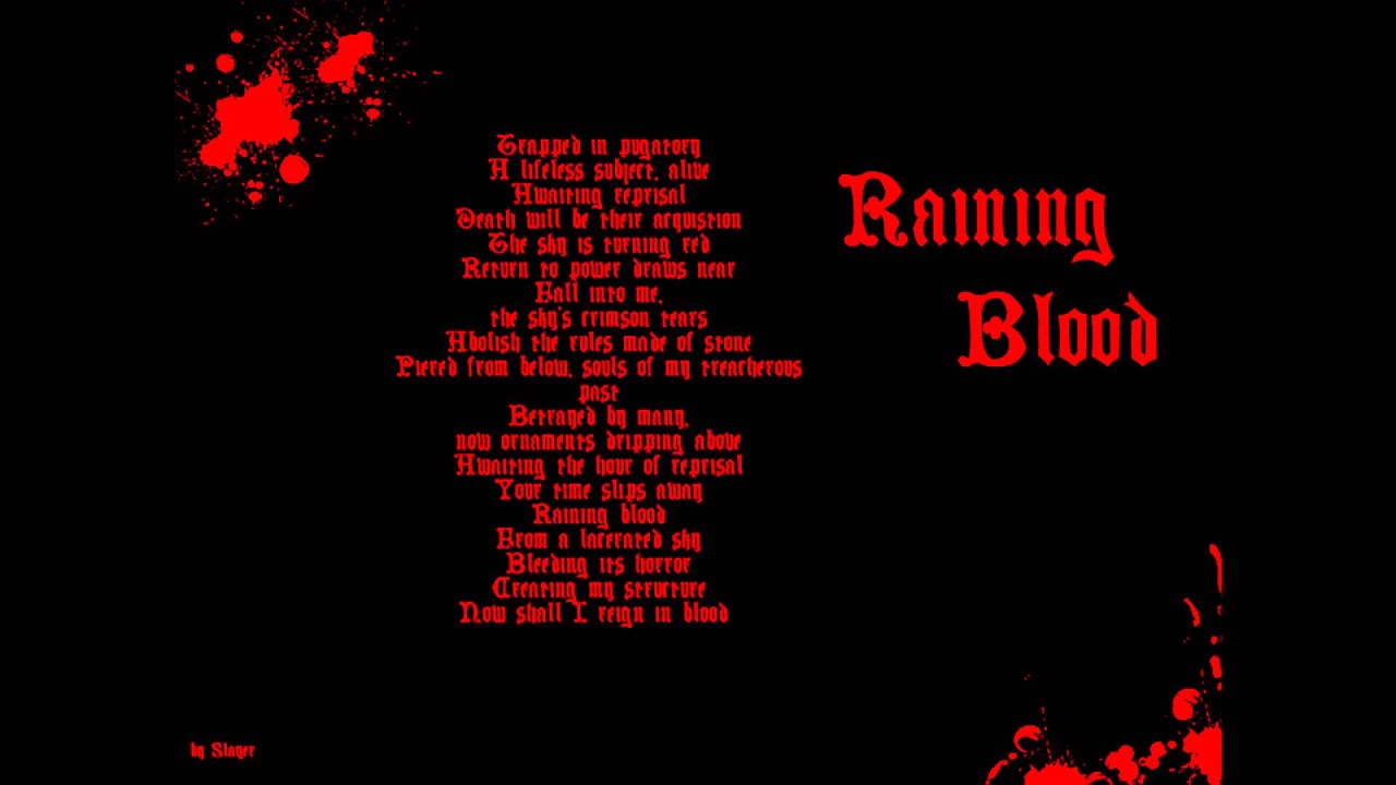 Raining Blood