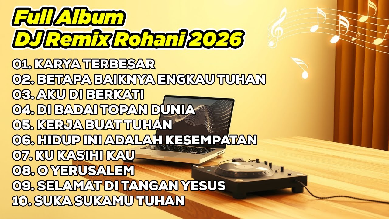 DJ REMIX ROHANI 2026💃KARYA TERBESAR ✝️ BETAPA BAIKNYA ENGKAU ✝️ AKU DI BERKATI