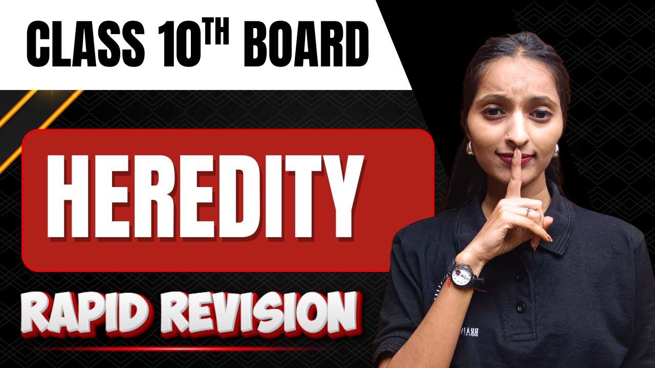 Heredity 🔬 Rapid Revision LIVE | Class 10 Science | Brain Gain Academy 