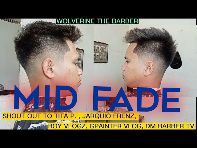 MID FADE : HOW TO DO HAIRCUT TUTORIAL #hairstyle #barber #fade #haircut