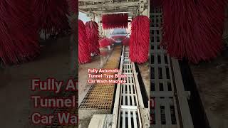 Fully Automatic Tunnel-Type Brush Car Wash Machine #carwashing #automobile #carwash