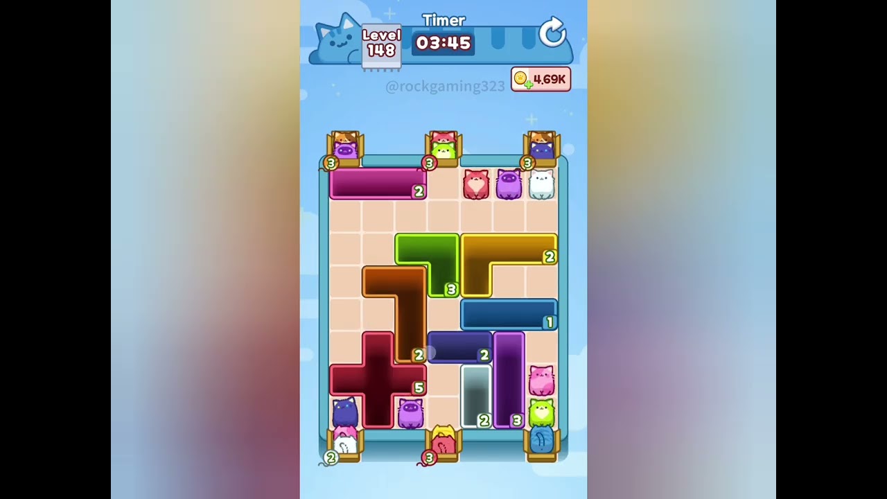 Drop the Cat! Level 148 Walkthrough