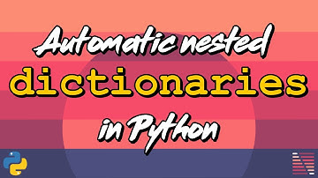 Automatic nested dictionaries in Python - Design Patterns