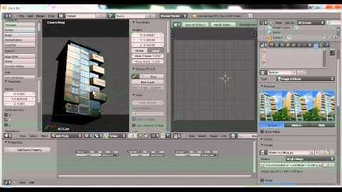 Creating a Building from a Photo in Blender 2 6   part 2