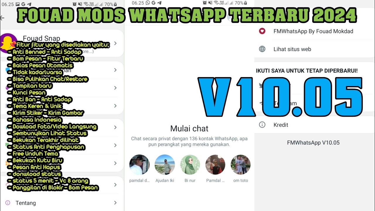 update fm whatsapp terbaru 2024 fouad mods Whatsapp terbaru anti