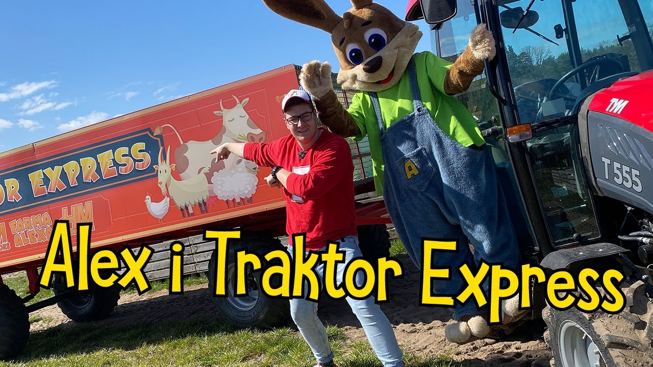 FARMA DLA DZIECI | ALEX I CZERWONY TRAKTOR TYM 555 | NAUKA I ZABAWA DLA DZIECI