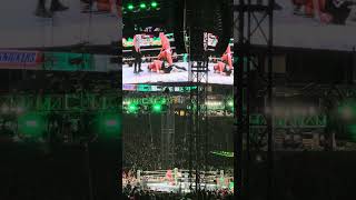 Gunther hits Sammy Zayn with Top Rope Splash WWE WRESTLEMANIA 40 Night 1 4/6/2024 #wweshorts #shorts