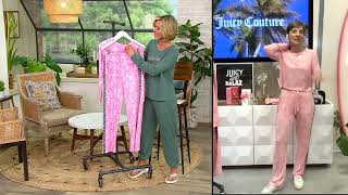 Juicy Couture Brushed Hacci Pajama Set on QVC
