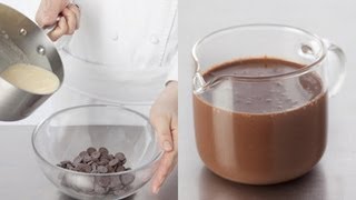 Technique de cuisine : préparer une sauce au chocolat