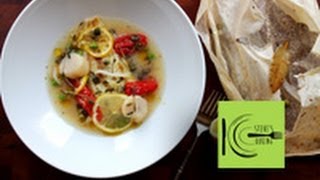 Wild Cod baked in parchment (stevescooking)