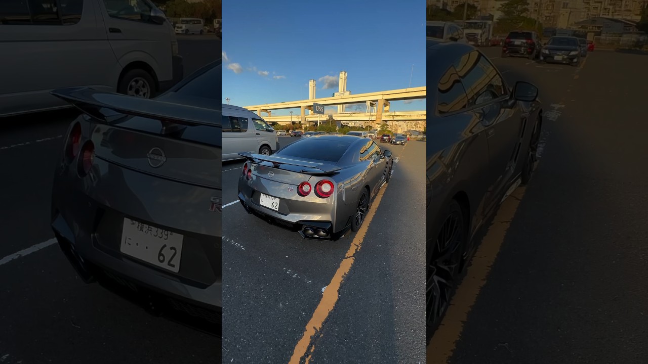 Заряженный Японский спорткар. Nissan GTR🔥 #автомобили #авто #nissan #nissangtr #jdm
