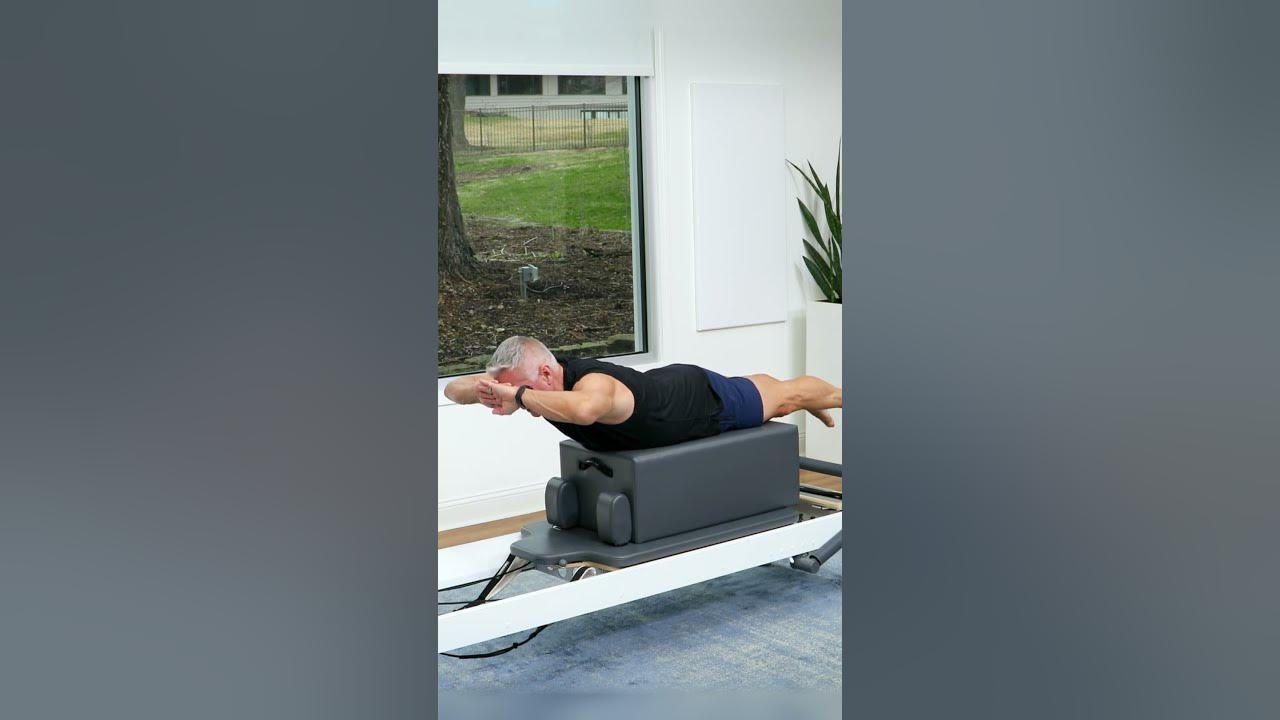 Pilates Reformer Exercise: Pulling Straps 1 & 2