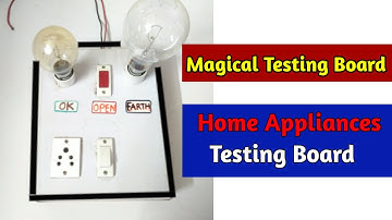 Home Appliances testing board | Series Parellel testing board