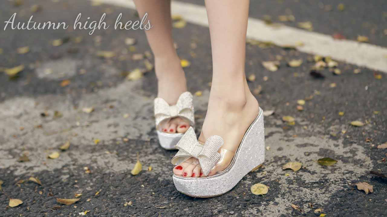 Fashion PVC Sandals With Wedges For Women