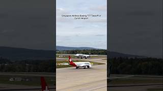 Singapore Airlines Boeing 777 Departure #aviation #takeoff #plane #boeing777 #dreamliner #planespo