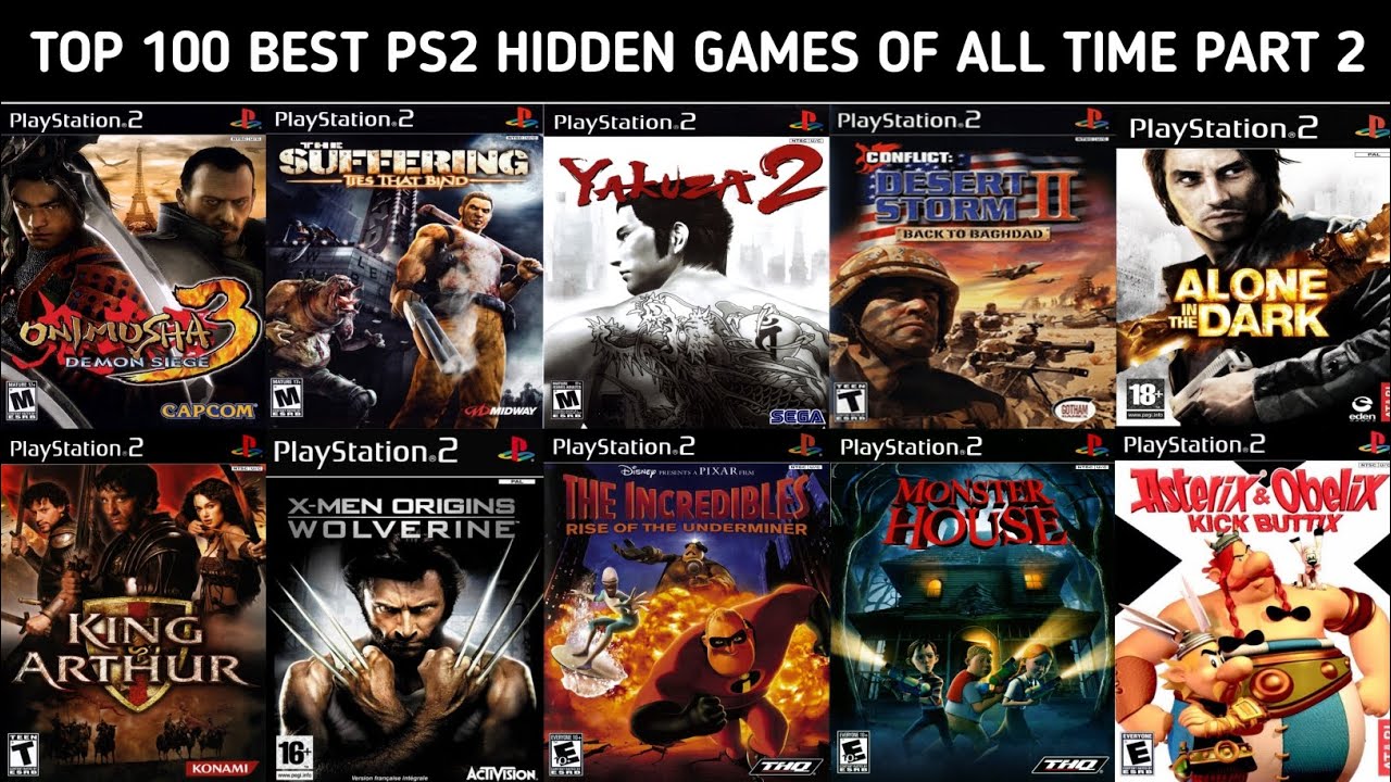 Top 100 Best PS2 Hidden Games Of All Time Part 2 | Best Playstation 2 ...