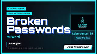 Full Broken Passwords - MSWord | CTFroom proving ground | File security Guide