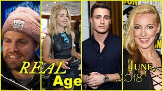 Arrow Cast Real Age June, 2018