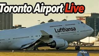 LIVE Toronto Airport 747 and other Great and small planes Aug 13 2026