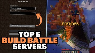 Top 5 Minecraft Build Battle Servers