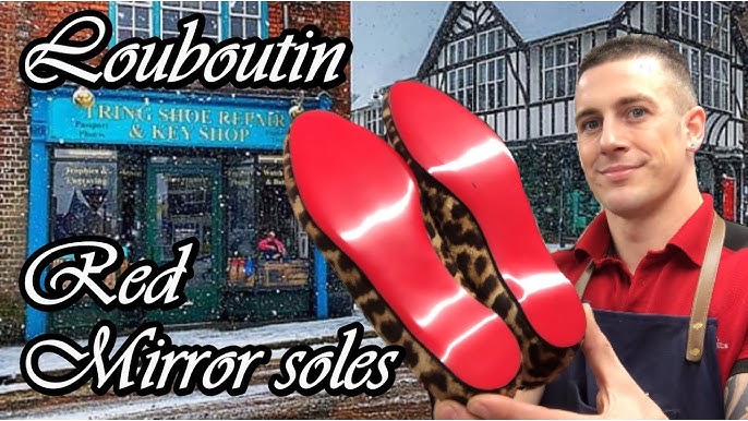 Paint To Restore Christian Louboutin Shoes Red Bottoms Red Soles Re-finish  Fix