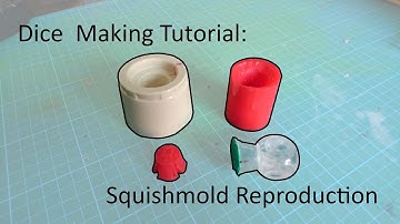 Dice Making Mold Tutorial: Squishmold Reproduction