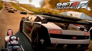 Гонка на выносливость на Lamborghini Gallardo LP560 GT3 - Road America - NFS Shift 2 Unleashed