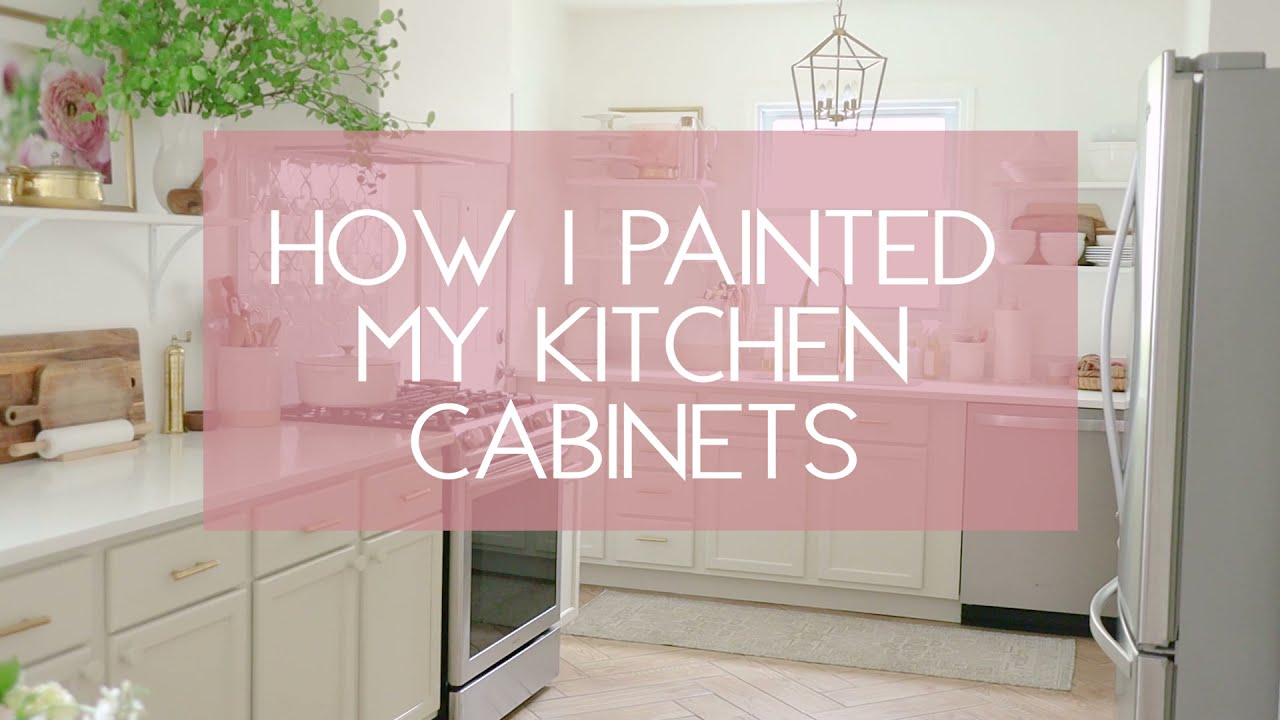 HOW TO PAINT KITCHEN CABINETS | HOW TO PAINT CABINETS | PAINTING