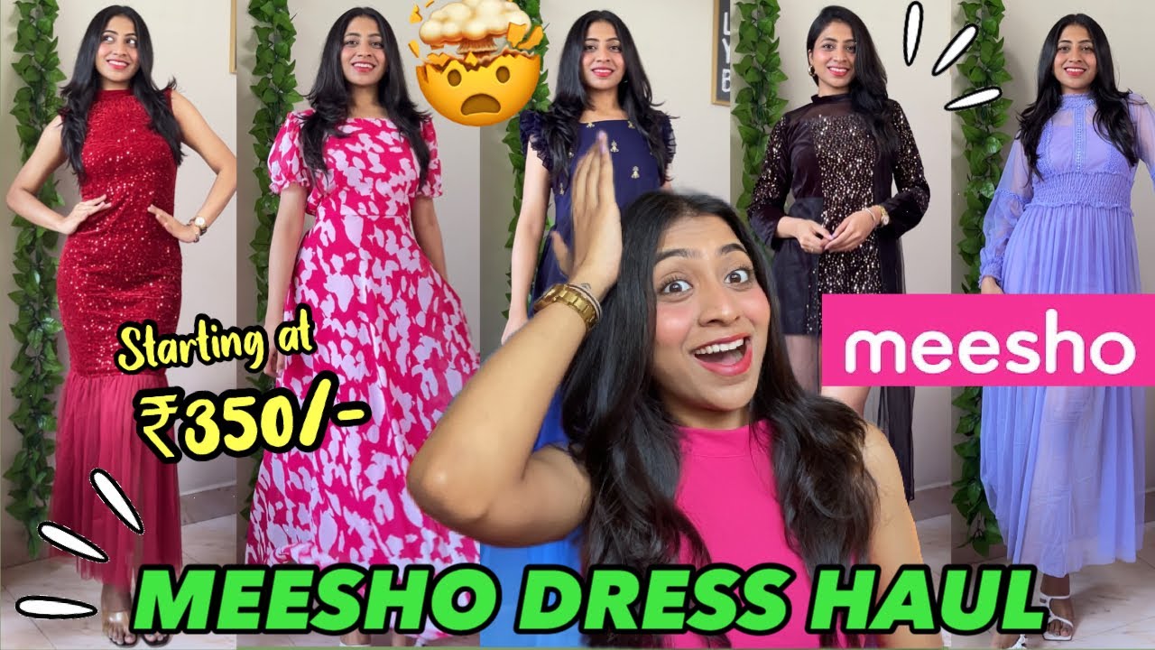 Meesho Dresses Haul😱UNDER 500 | Birthday/Party Dress💖bodycon, long maxi ...