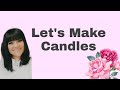 Let&#39;s Make Candles- Crystal&#39;s-  Affirmation - Recycled Jars - Soy wax