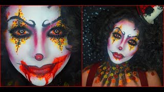 CIRCDEHSONAE 🎪🎡| MEHRON COLLECTION BY DEHSONAE| CLOWN HALLOWEEN MAKEUP|