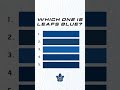 Which one is Leafs Blue?? 🧐🔵