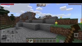playing minecraft for my first time