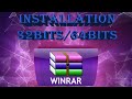 Tuto comment telecharger et installer winrar 64 bits et 32 bits