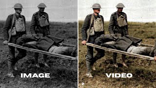 WW1 brought back to Life using AI (1914 - 1918)