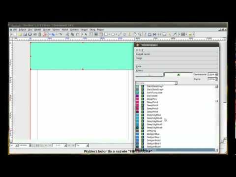 [Scribus] #3 Ramka graficzna ramka tekstowa linia strona wzorcowa