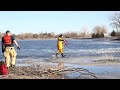 Watch Now: Grand Island Fire Department Practices Ice Rescue