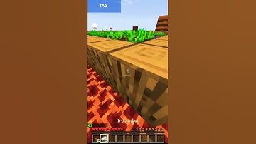 Minecraft But...... all world is made of magma block 😂 #shorts