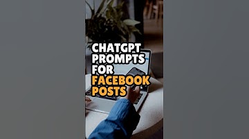 ChatGPT Prompts for Facebook Posts #chatgptprompts #facebookpost