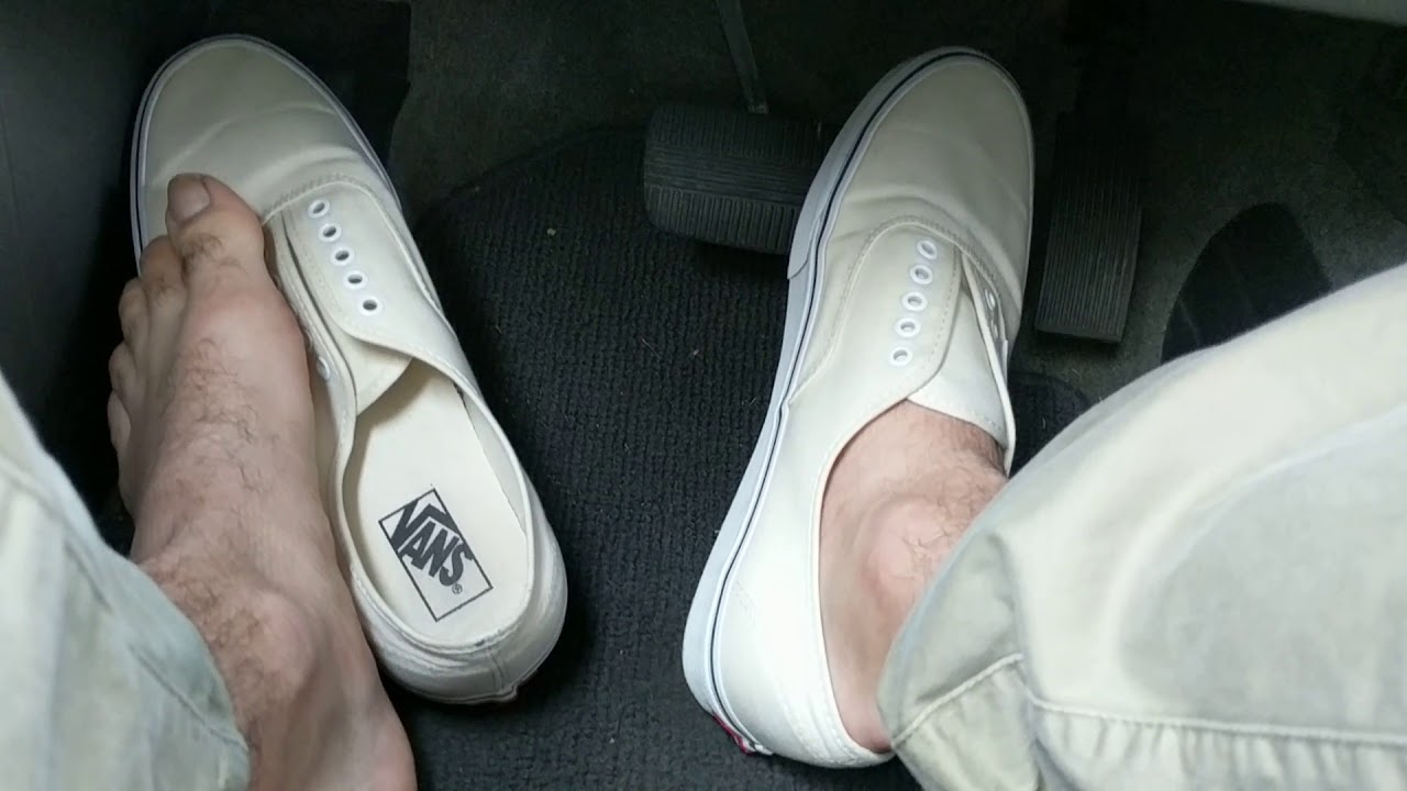 Enjoying My Vans Shoes While Driving To 