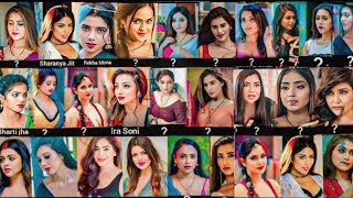 Top 500 New Hot Web Series Actress Real Name List | Ullu Kooku Actress name list | Ullu all Actress