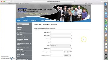 MVLA Adult School HSD Online Summer School - Health Registration Tutorial