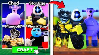 I Crafted EVERY NEW UNIT in Slop Tower Defense..