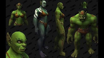 WoW Shadowlands Alpha NEW Orc Customization Options PREVIEW