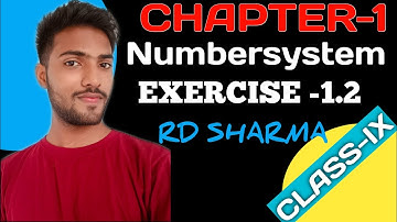 Rd Sharma class 9 Ex.1.2 Chapter 1(Number systems )solution|class 9 maths