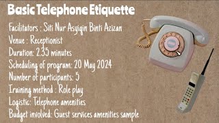 Celebrity HTH666 - Individual Assignment (Basic Telephone Etiquette Training) Profile