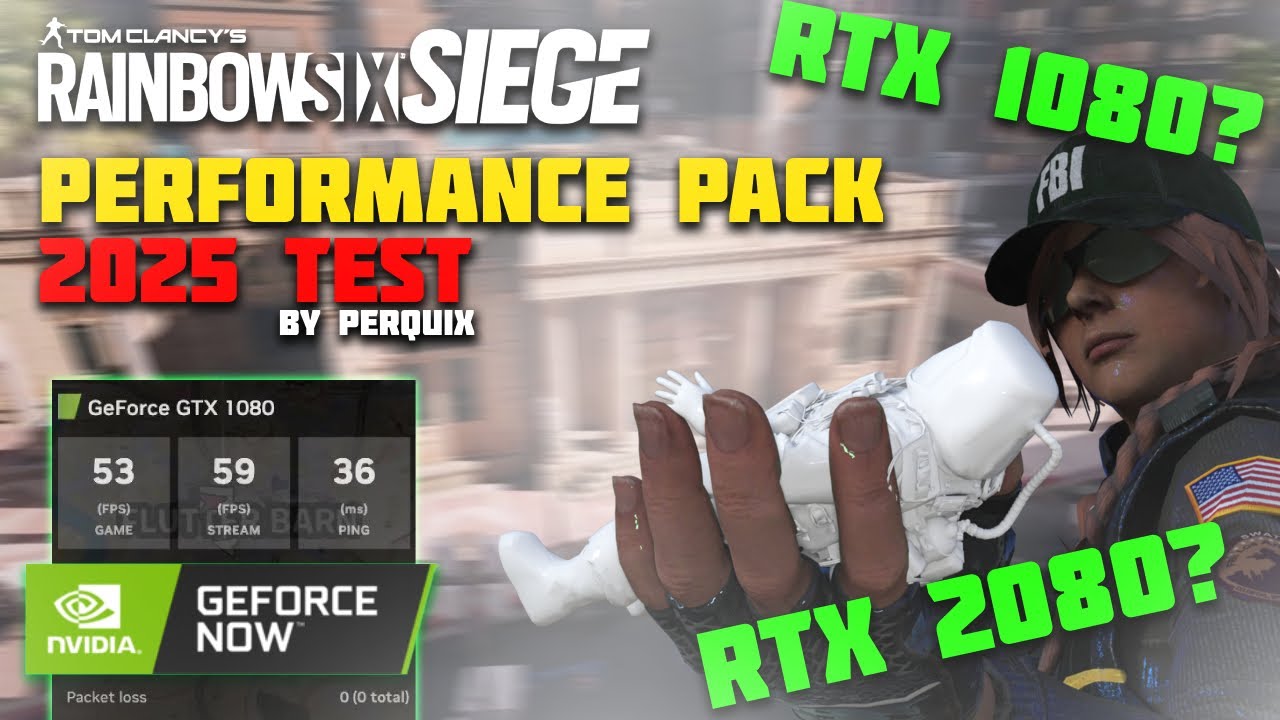 Geforce Now R6 Rainbow Six Siege Test GeForce NOW Performans Paketi - (RTX 2080) - YouTube